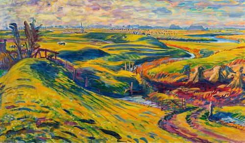 Das Reitdiepdal, gemalt von Johan Dijkstra.