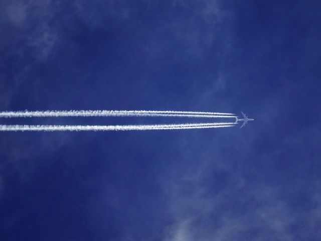Picture of plane in the sky