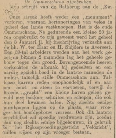 Artikel Delpher, Algemeen Handelsblad van 15 april 1907