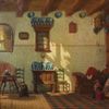 Hindelooper interieur, collectie Museum Hindeloopen