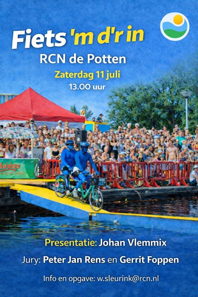 Poster Fiets hem d'r in RCN de Potten