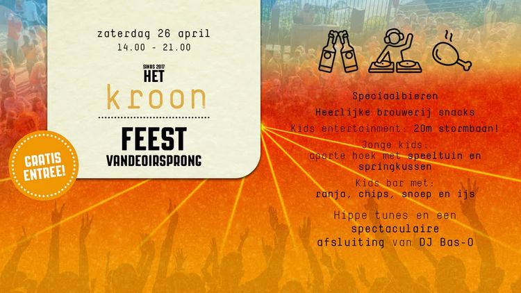 aankondiging kroonfeest koningsdag