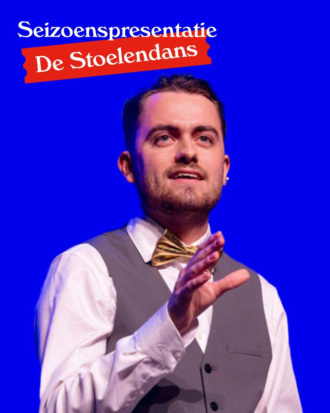 Jelle Dijkstra en de seizoenspresentatie in De Stoelendans