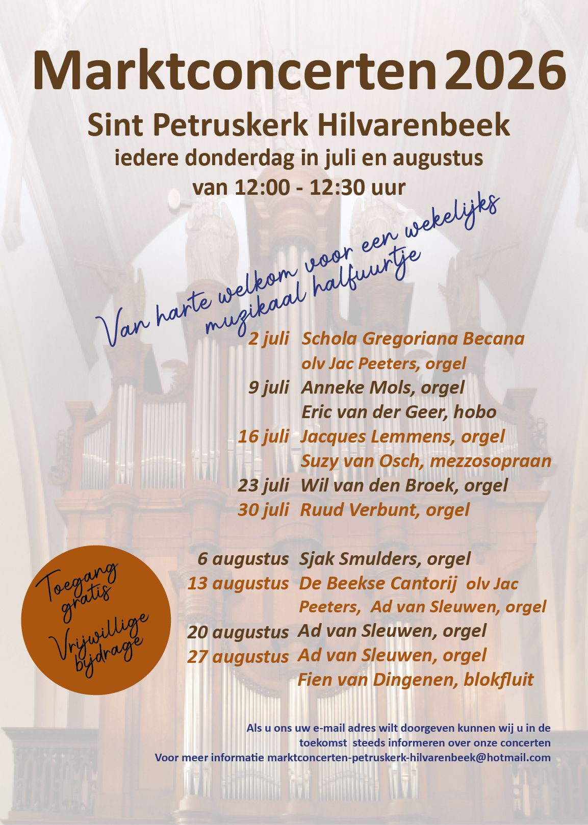 2026 Poster Marktconcerten