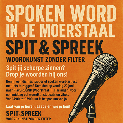 Affiche Spoken Word