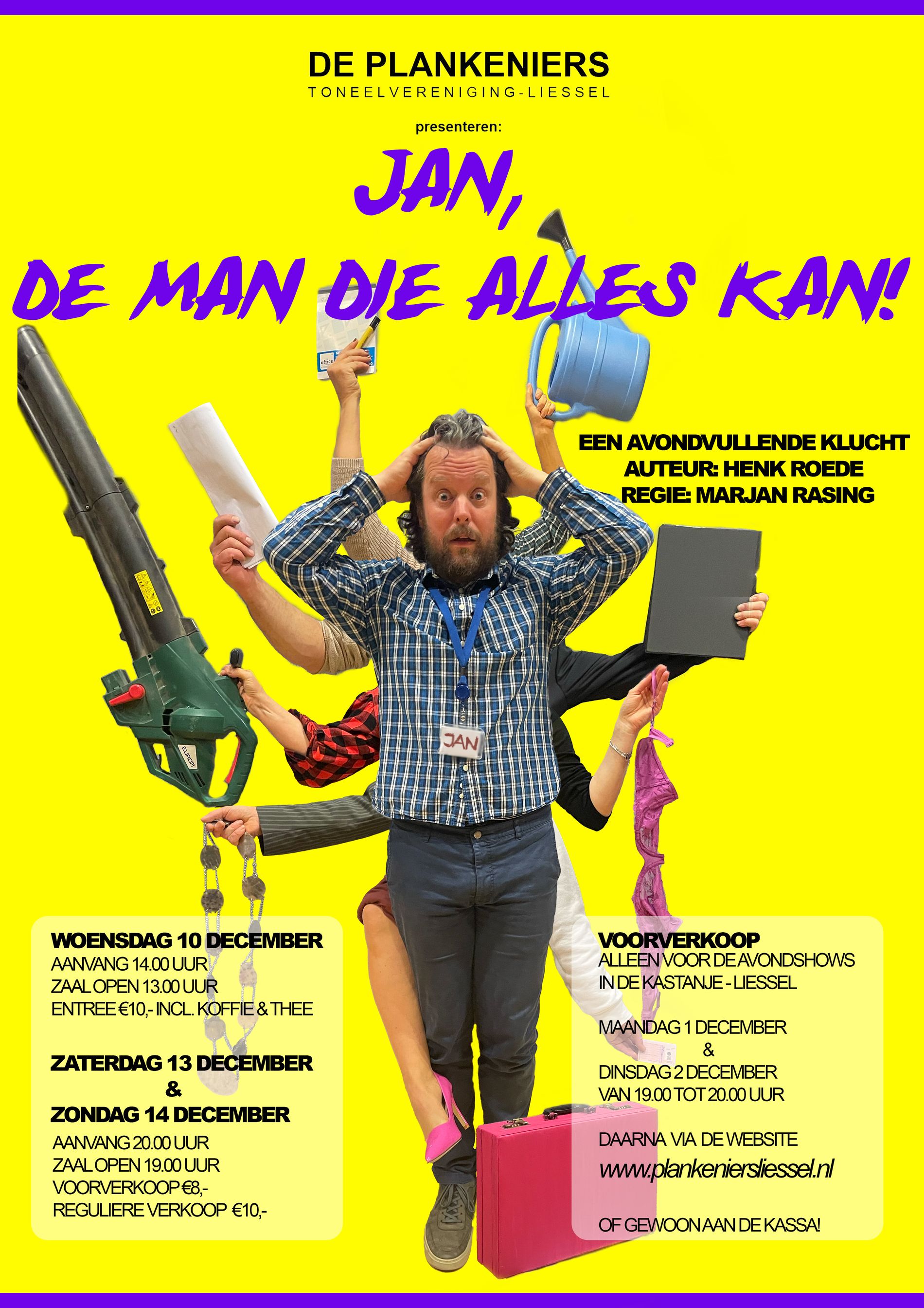 Affiche De Plankeniers - Jan, de man die alles kan