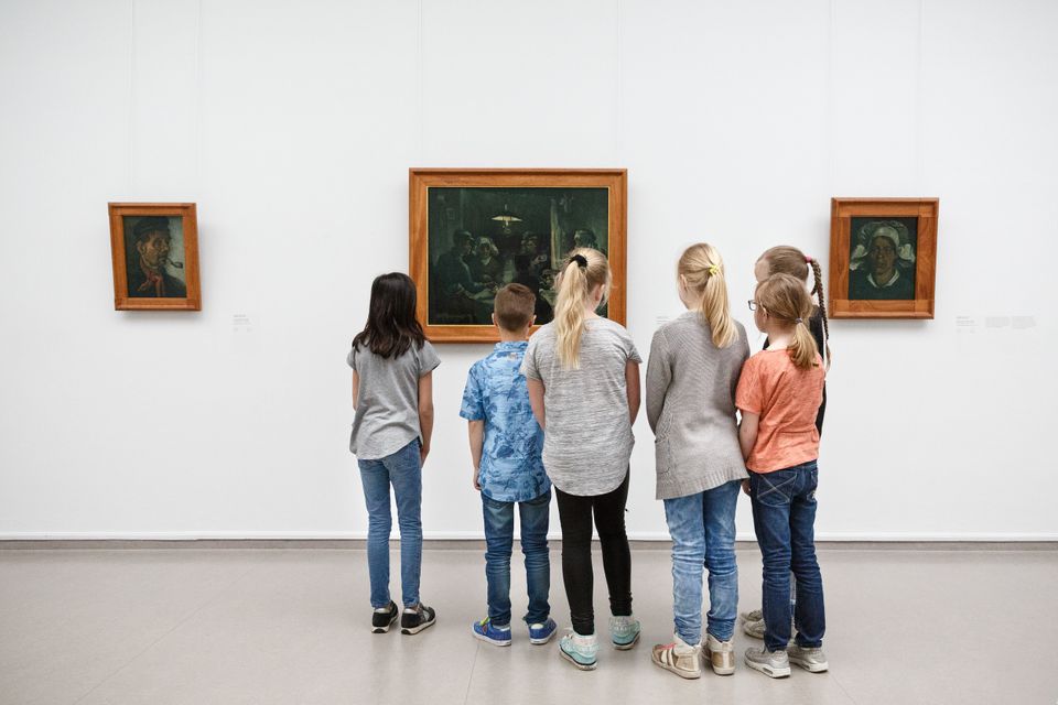 Kroller Muller - Kinderen bij De aardappeleters Vincent van Gogh, photo_ Wieneke Hofland