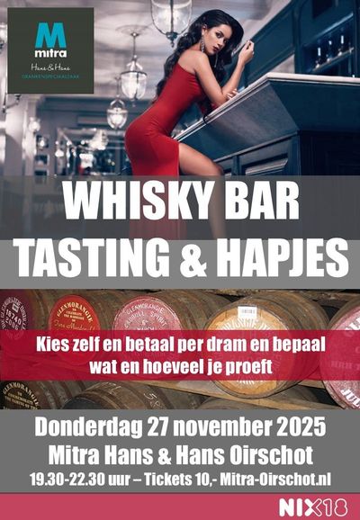 aankondiging whisky proeverij