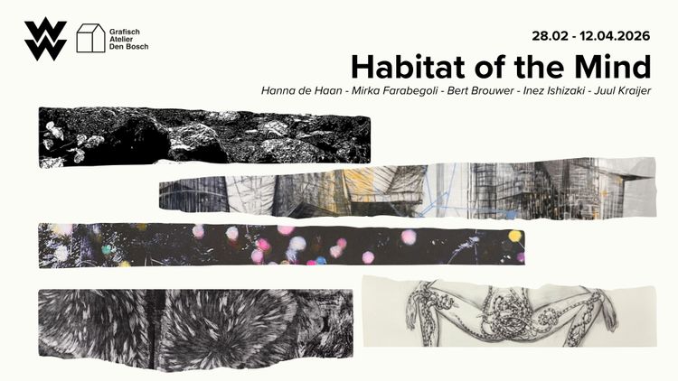 tentoonstellingsposter Habitat of the Mind, 2026