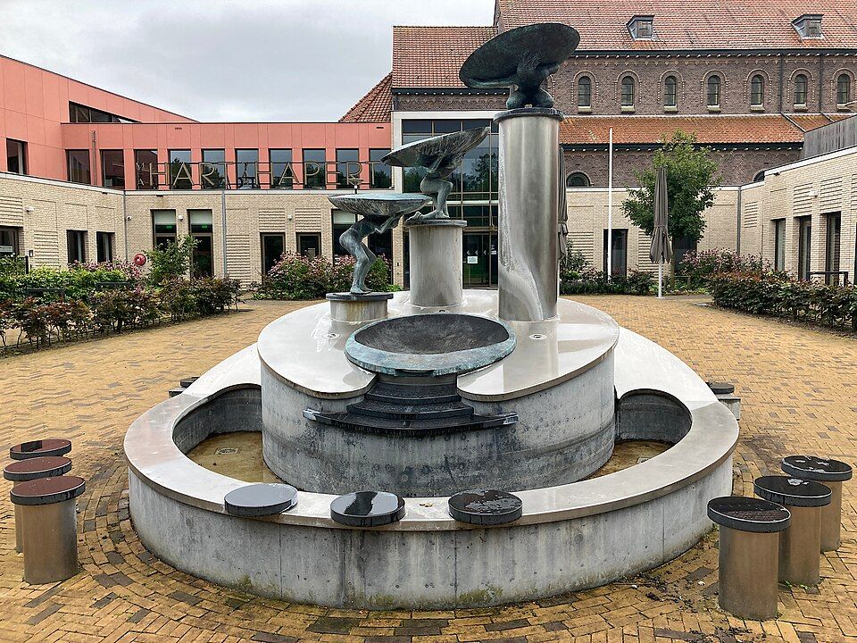 Fontein bij MFA Hapert