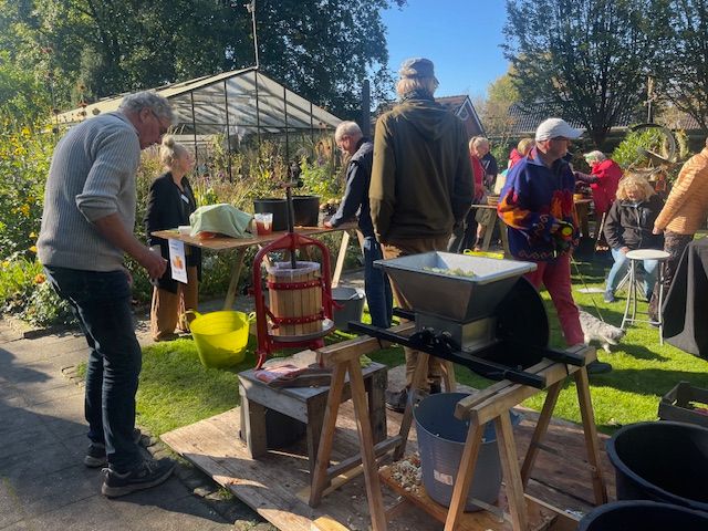 Appelpers in actie