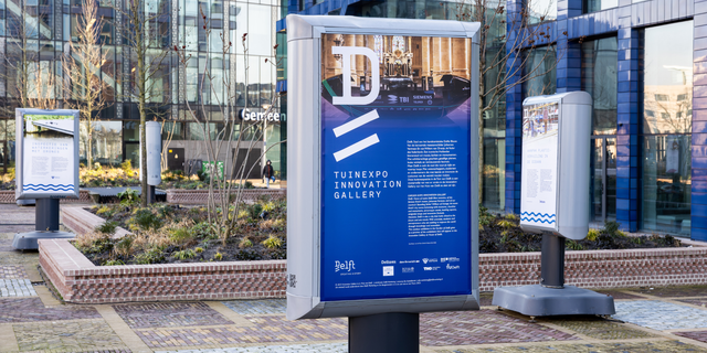 Tuinexpositie van de Innovation Gallery bij het Huis van Delft
