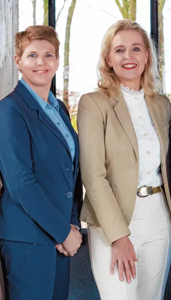 Judith Schilder en Els Barnhoorn