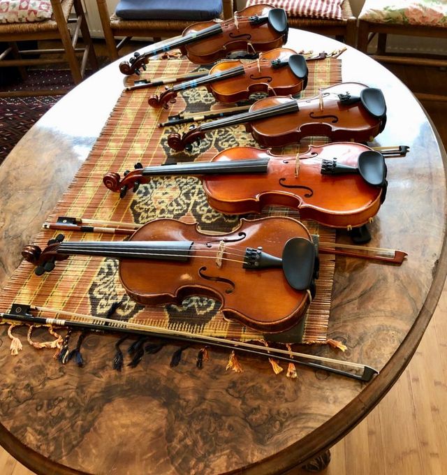 Violen van het Groninger Strijktrio