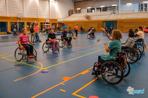 Sportevenement in de sporthal