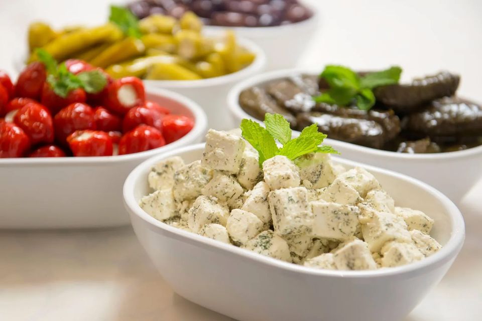 Appetisers from Turquoise Mosae Gusto in Maastrich
