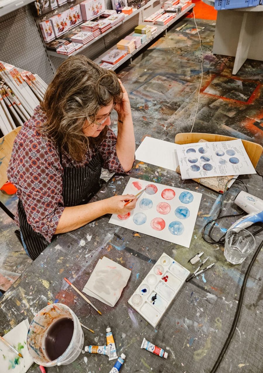 Workshop - Watercolor universe - DotsbyGemma