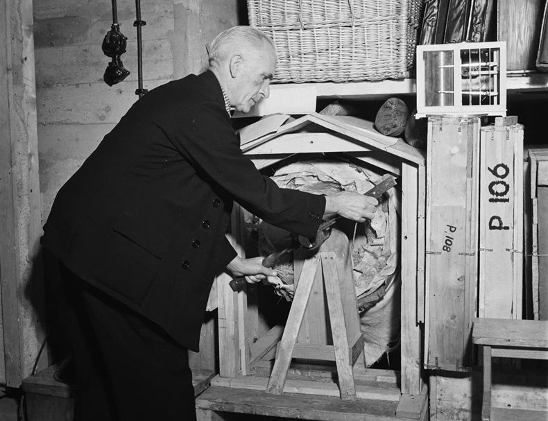 Vault in Sint-Pietersberg (St. Pietersberg hill) in 1944