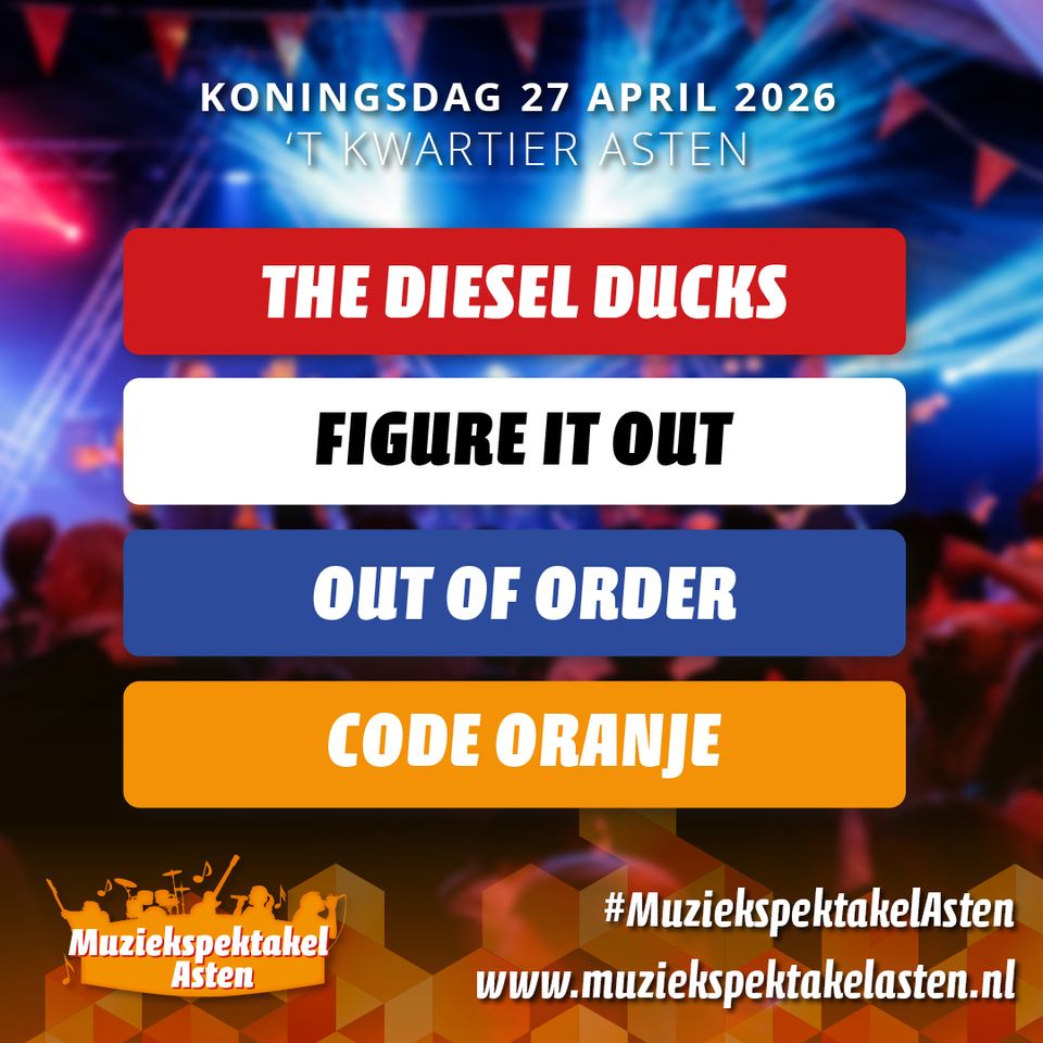 Een spektakel van gezellige en muzikale optredens tijdens Koningsdag