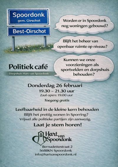 politiek café Spoordonk