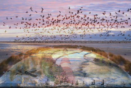Art fotografie uit de expositie WereldsWad door Marijke Talsma