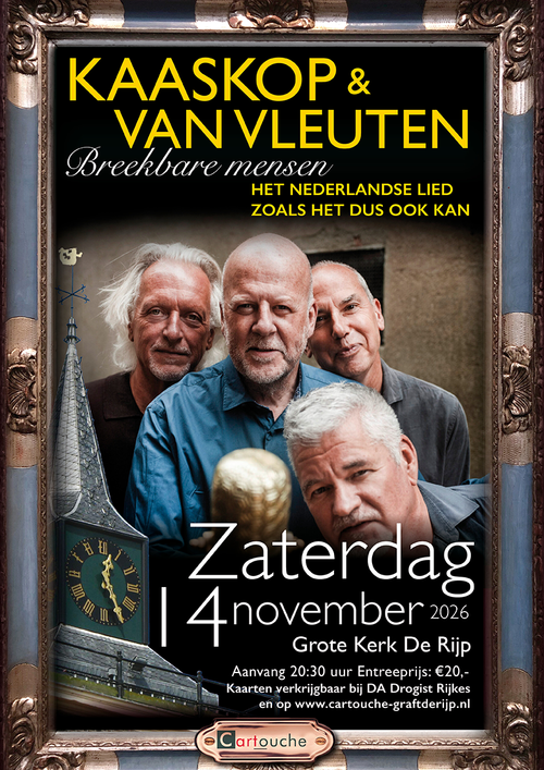 Een poster van Kaaspop & Van Vleuten