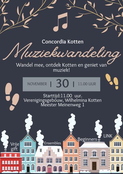 Muziekwandeling | Concordia Kotten