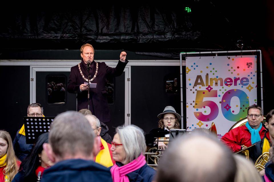 Opening jubileumjaar Almere 50 Jaar