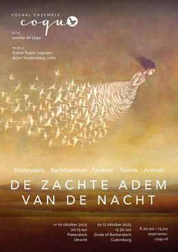 Vocaal Ensemble Coqu: De zachte adem van de nacht