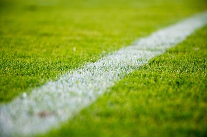 Line on a football field.