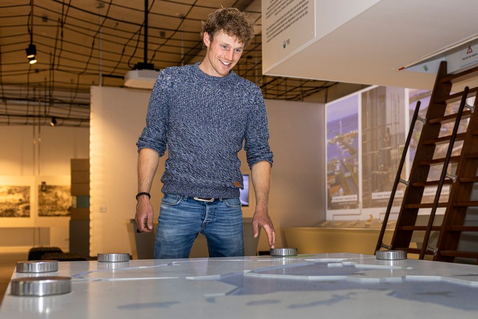 Tamme Smit bezoekt Afsluitdijk Wadden Center