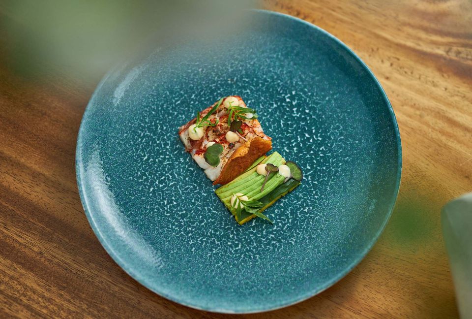 Gerecht van Poterne Restaurant bij Fort Resort Beemster.