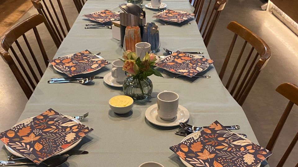 de lunch bij Hart van Spoordonk