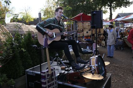 Herfstmarkt live muzikant