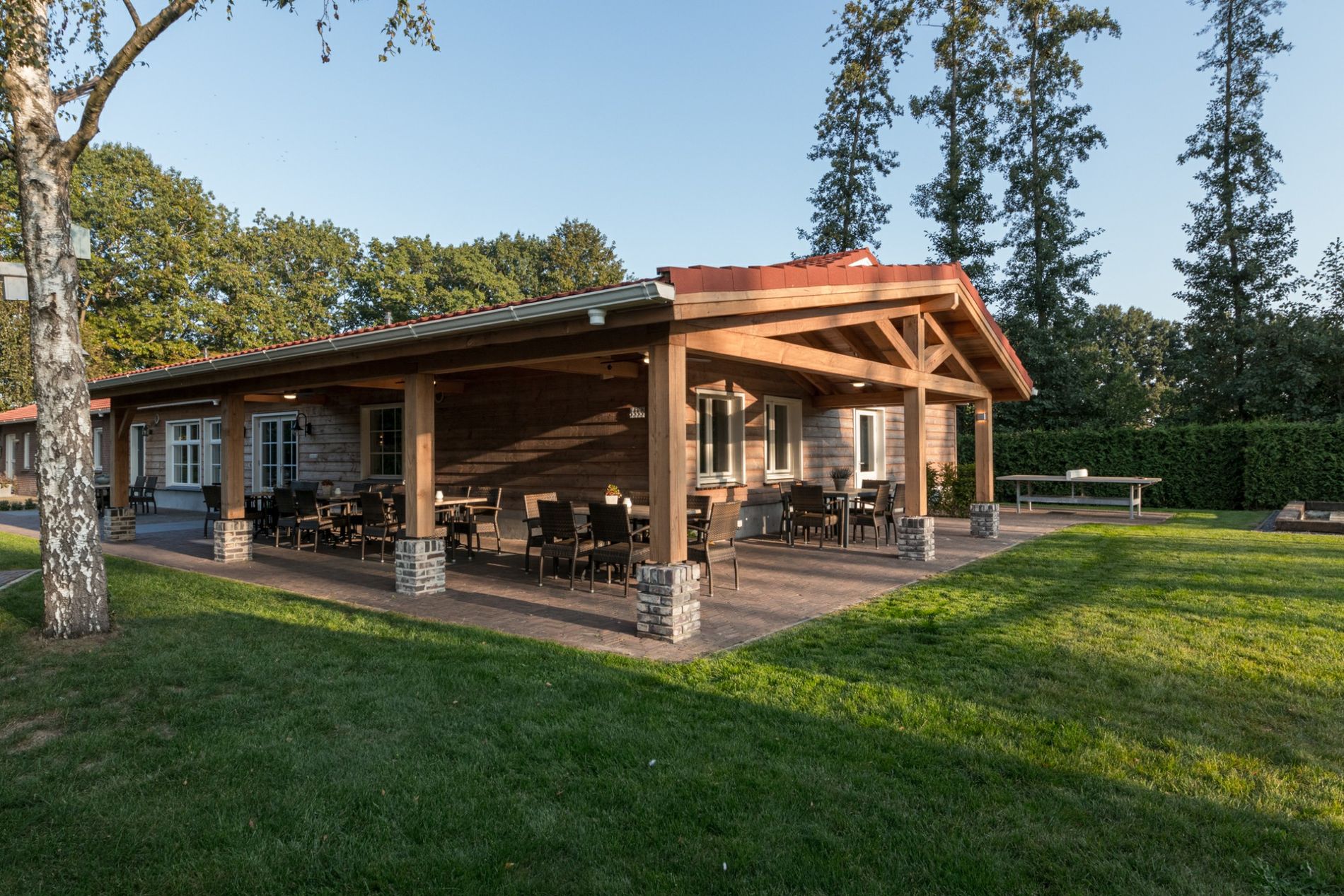 Gruppenunterkunft De Peelheide Neerkant - Garten