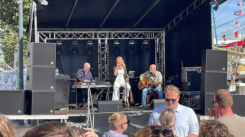 De band in actie!