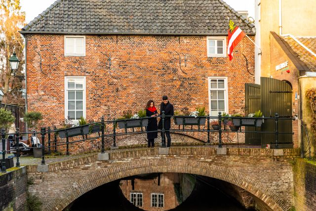 's-Hertogenbosch stelletje op brug Uilenburg