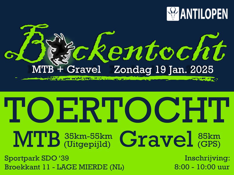 Toertocht fietsen