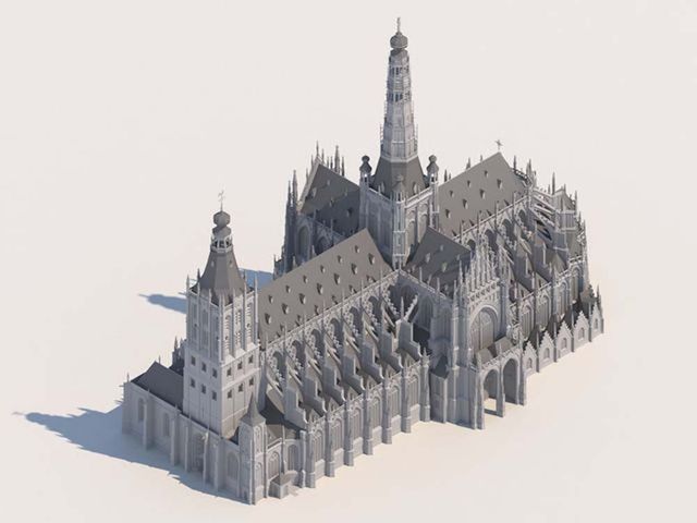 Sint-Jan in de veertiende eeuw