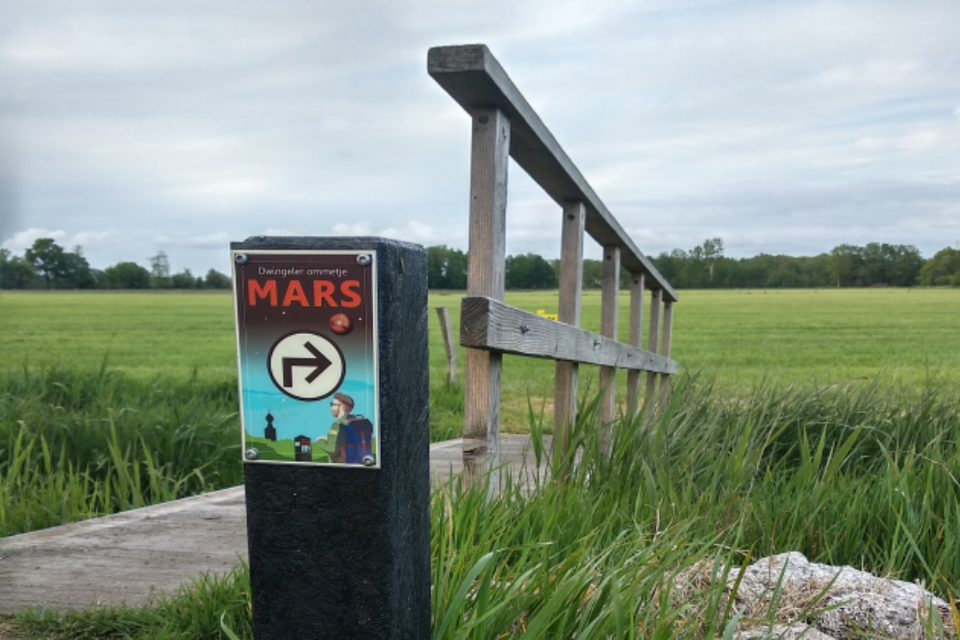 Dwingeler Ommetje, de Mars route