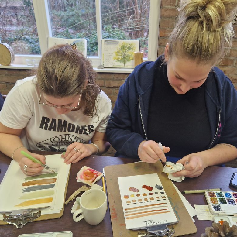 Workshop Natuurjournalen door Mirja Nature Art