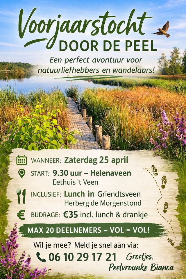 Affiche Voorjaarstocht door de Peel