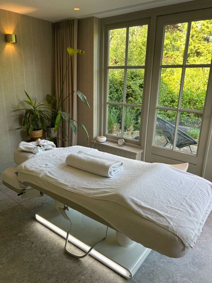 Massagetafel bij FLOO Massagepraktijk in Huisseling