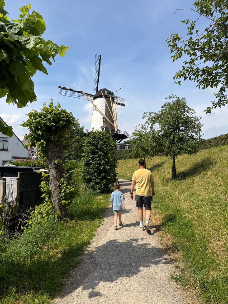 Vader met kind in Willemstad