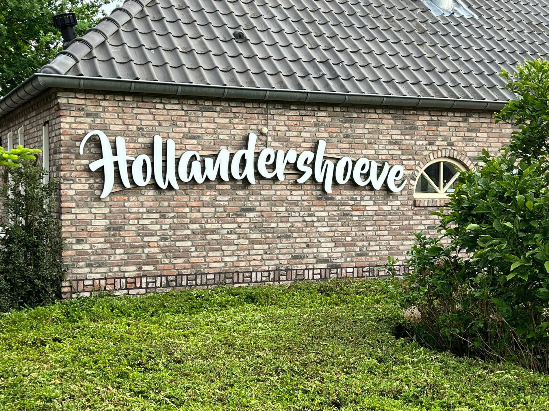 Belettering Hollandershoeve