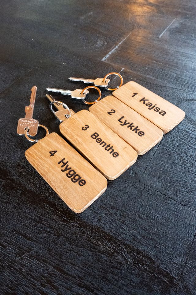 De huissleutels van Kasja. Benthe, Lykke en Hygge.