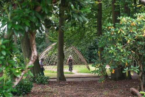 Foto van groen bij de heilige driehoek