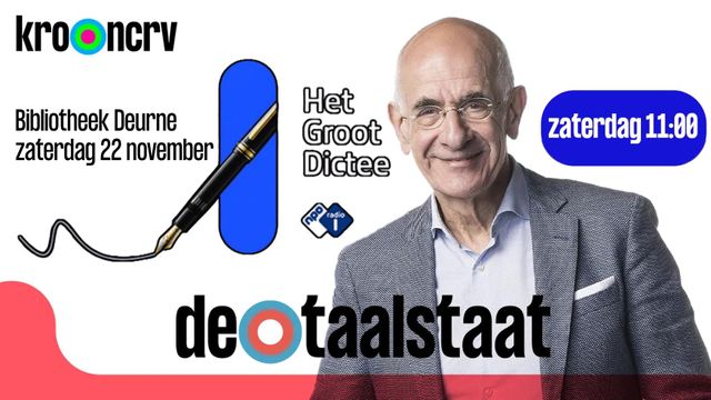 Affiche Groot Dictee Bibliotheek