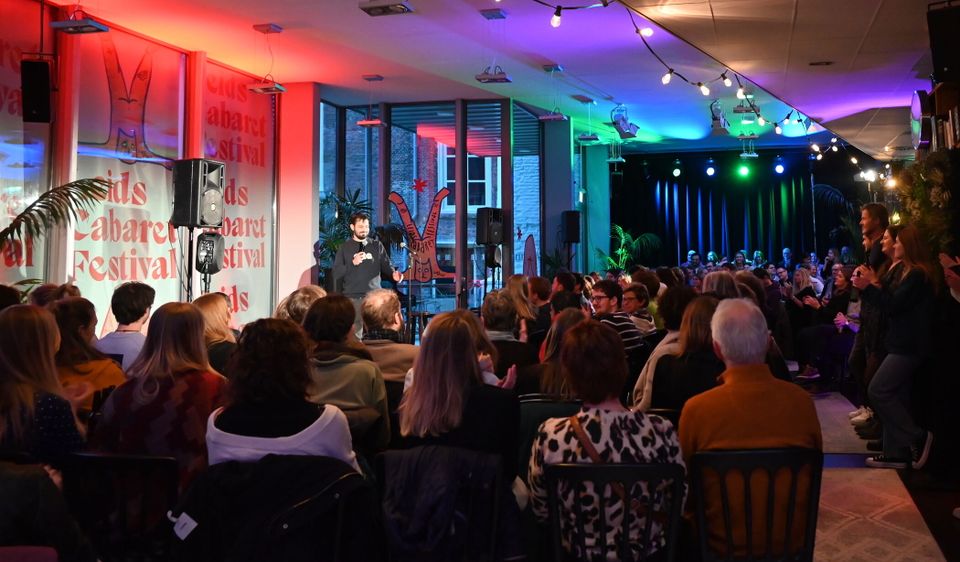 Leids Cabaret Festival audities in Café Caat in Leiden