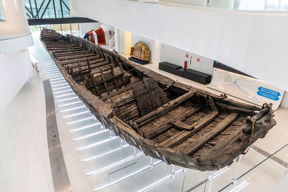 Schip De Meern in Castellum Hoge Woerd